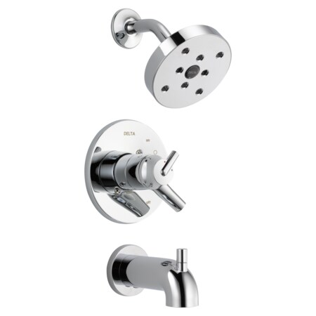 Delta Faucet Company Trinsic Monitor® 17 Series H2Okinetic® Tub & Shower Trim Chrome T17459